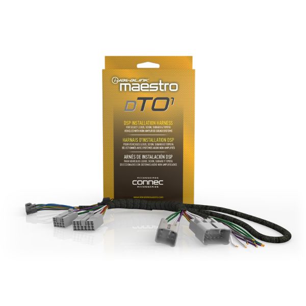 Maestro DSR1 Plug and Play Harness for Select Non-Amplified Toyota Models