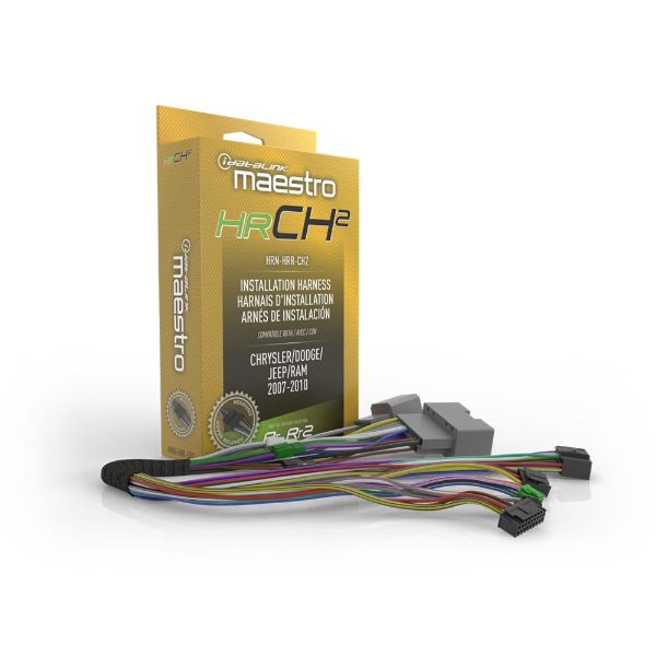 CH2 T-Harness for 2007+ Chrysler, Dodge, Jeep Vehicles with HU connectors