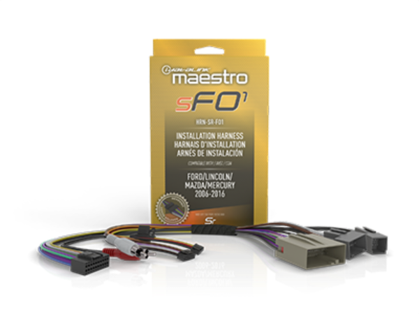 MSR compatible radio replacement harness for select Ford, Lincoln, Mazda and Mercury vehicles 2006-2