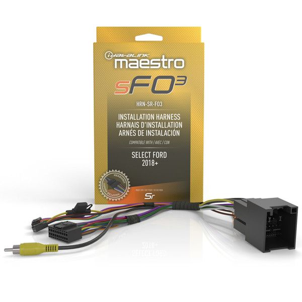 MSR compatible radio replacement harness for select 2017 up Ford vehicles