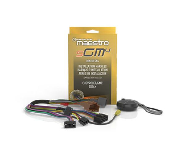 MSR compatible radio replacement harness for select 2016- up GM vehicles