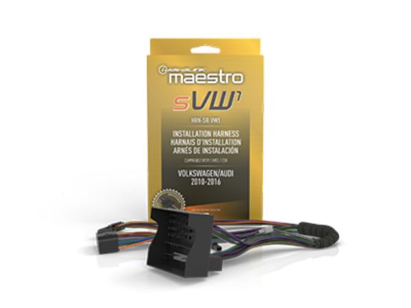 MSR compatible radio replacement harness for select 2002-2016 Volkswagen and Audi vehicles