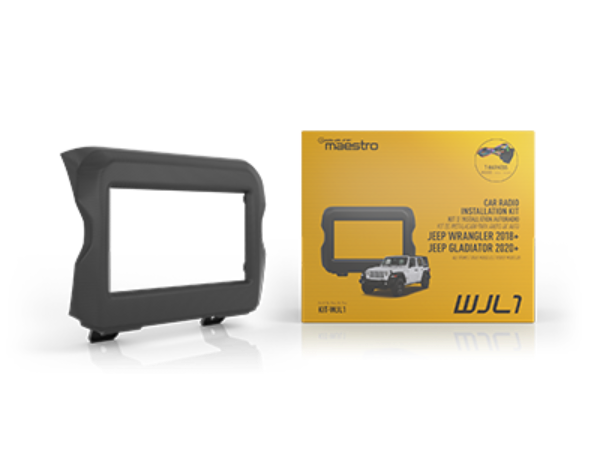 WJL1 Dash Kit and T-harness for 2018+ Jeep Wrangler and 2020+ Jeep Gladiator